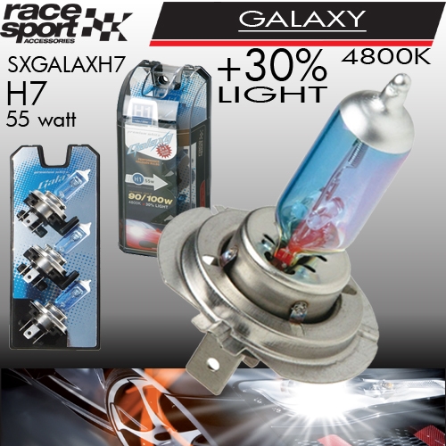 Auto lampen set Galaxy H7 55w 12v 3st wit licht kopen bij Dolf van